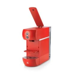 Illy E.S.E. Pod Coffee Machine - Red -Coffee Series Shop 2020 illyESE Machine at Angle open