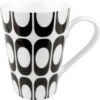 Konitz Black And White 13oz Mug Groove Design -Coffee Series Shop 5582 original konitz black and white 13oz mug groove 4
