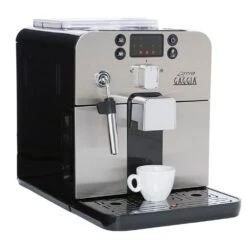 Refurbished Gaggia Black Brera Espresso Machine -Coffee Series Shop 5820 original gaggia brera espresso machine in black right 2