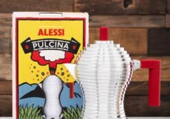 Illy Alessi Pulcina 3 Cup Moka Pot - Red -Coffee Series Shop AlessiPulcina Banner