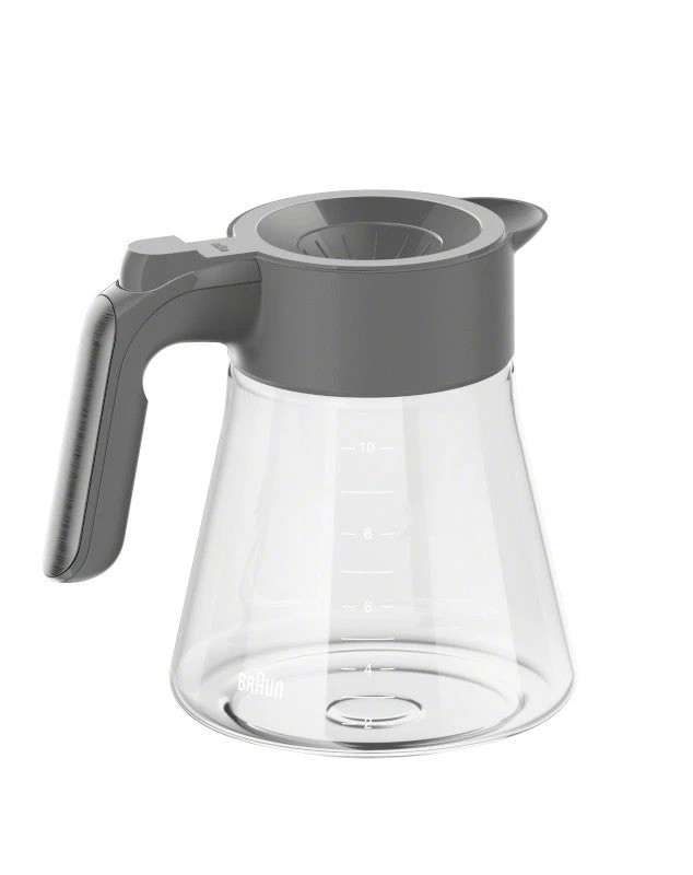 Braun MultiServe 10-Cup Replacement Glass Carafe - Grey 3 Braun MultiServe 10-Cup Replacement Glass Carafe - Grey