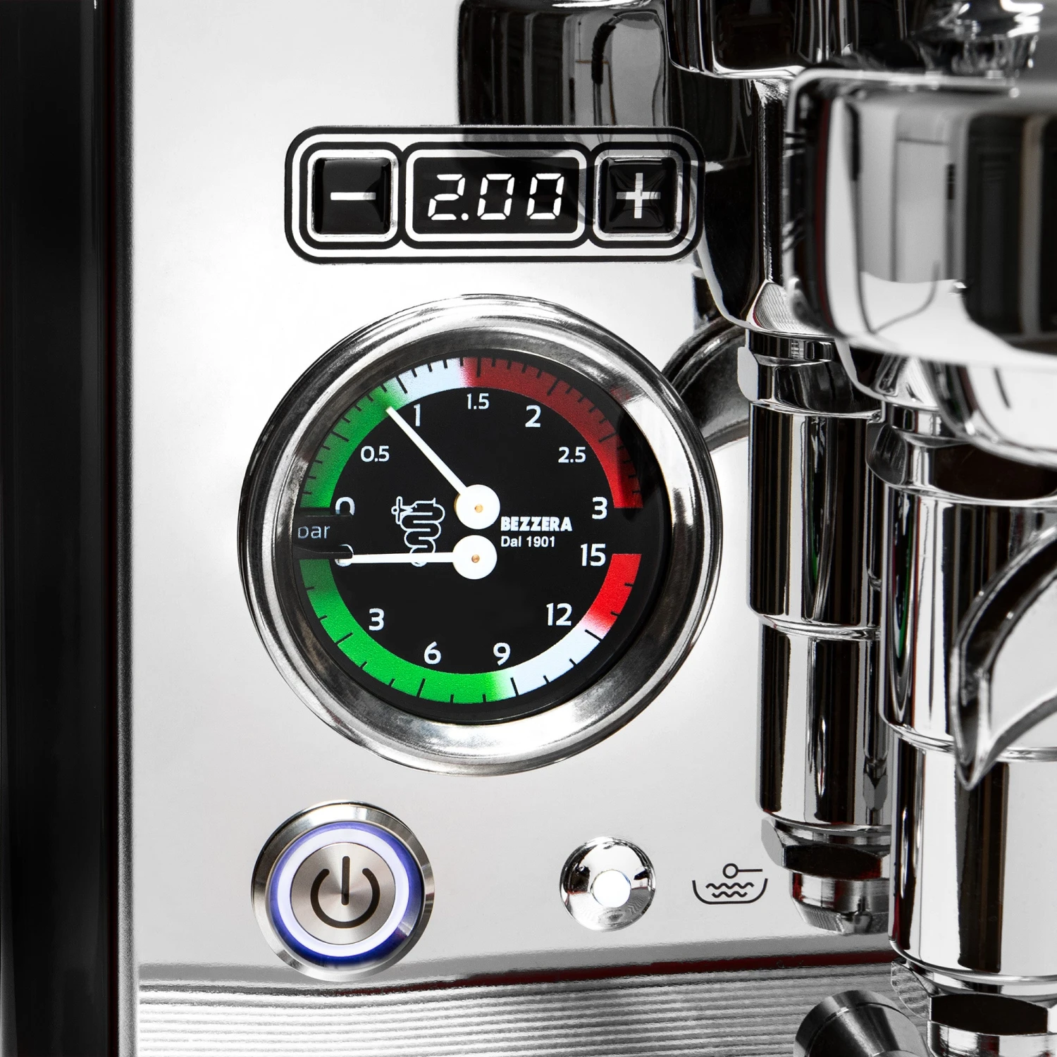 Bezzera Aria PID Espresso Machine With Flow Control - Black With Rosewood 6 Bezzera Aria PID Espresso Machine With Flow Control - Black With Rosewood - Image 4