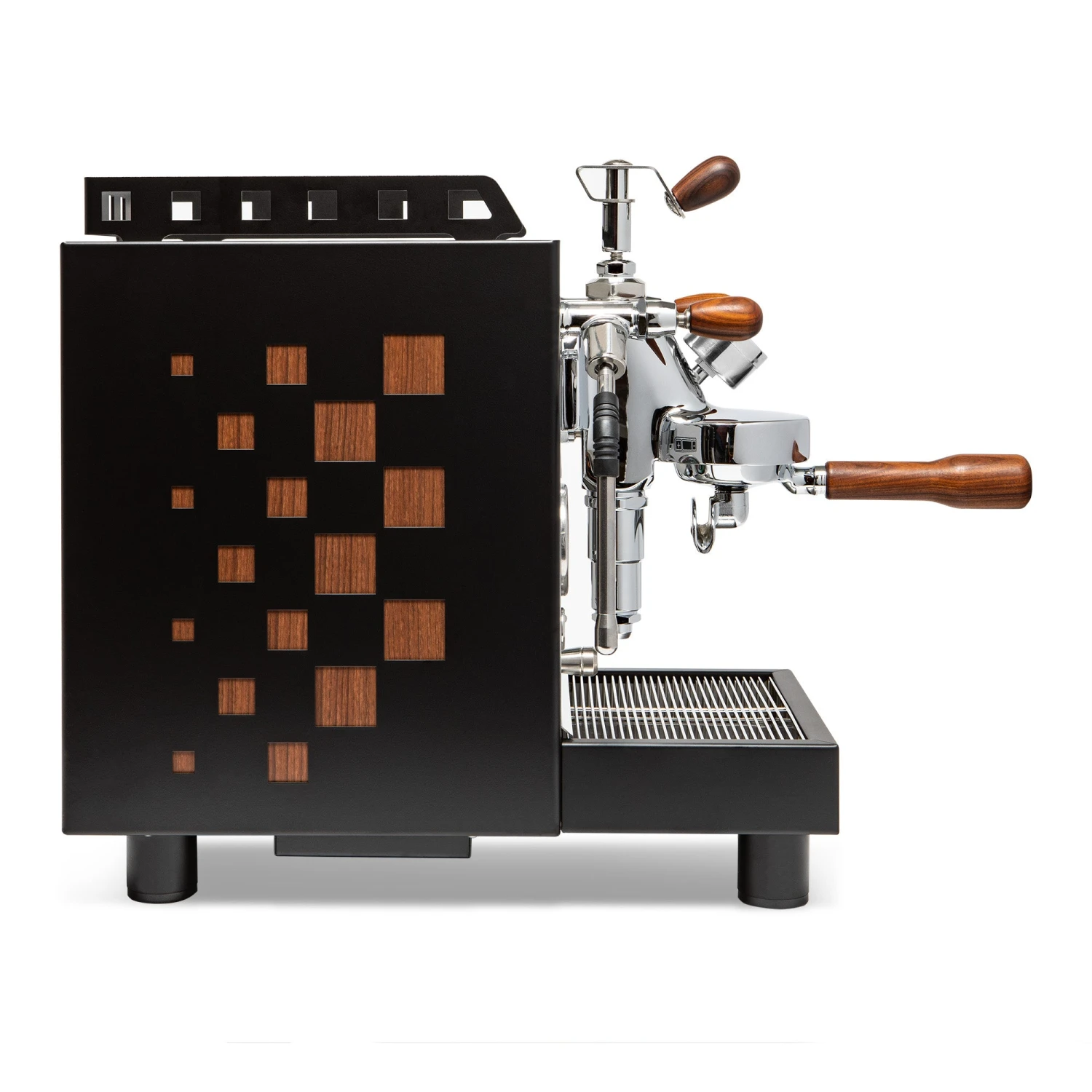 Bezzera Aria PID Espresso Machine With Flow Control - Black With Rosewood 4 Bezzera Aria PID Espresso Machine With Flow Control - Black With Rosewood - Image 2
