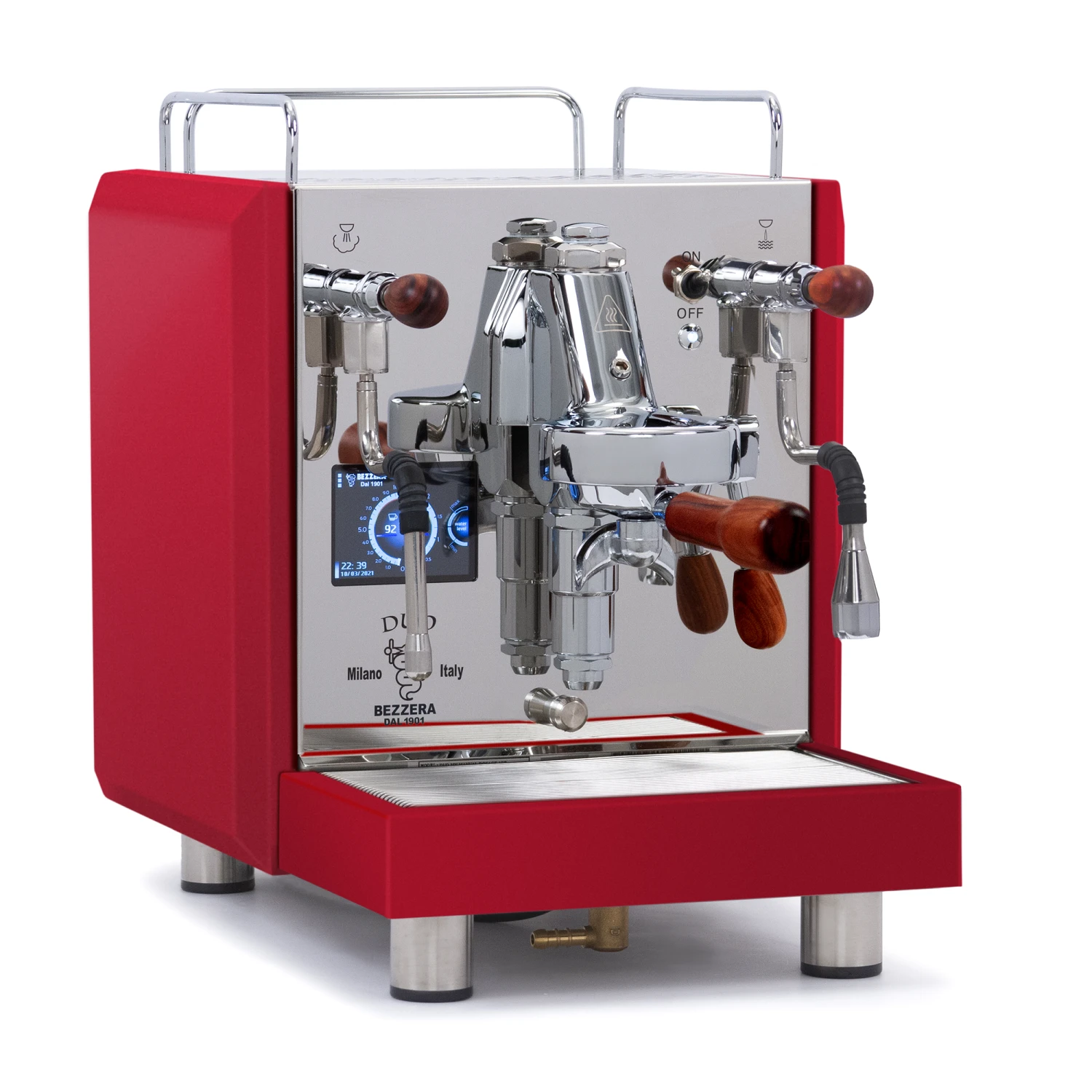 Bezzera DUO MN Dual Boiler Espresso Machine - Total Red 3 Bezzera DUO MN Dual Boiler Espresso Machine - Total Red