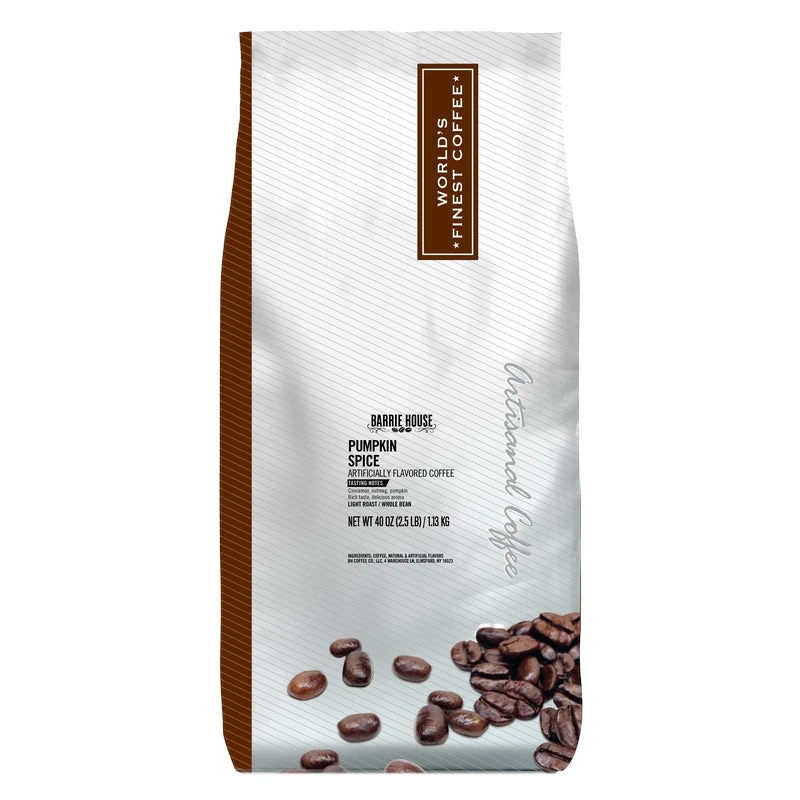 Barrie House Pumpkin Spice Fair Trade Organic Coffee 3 Barrie House Pumpkin Spice Fair Trade Organic Coffee