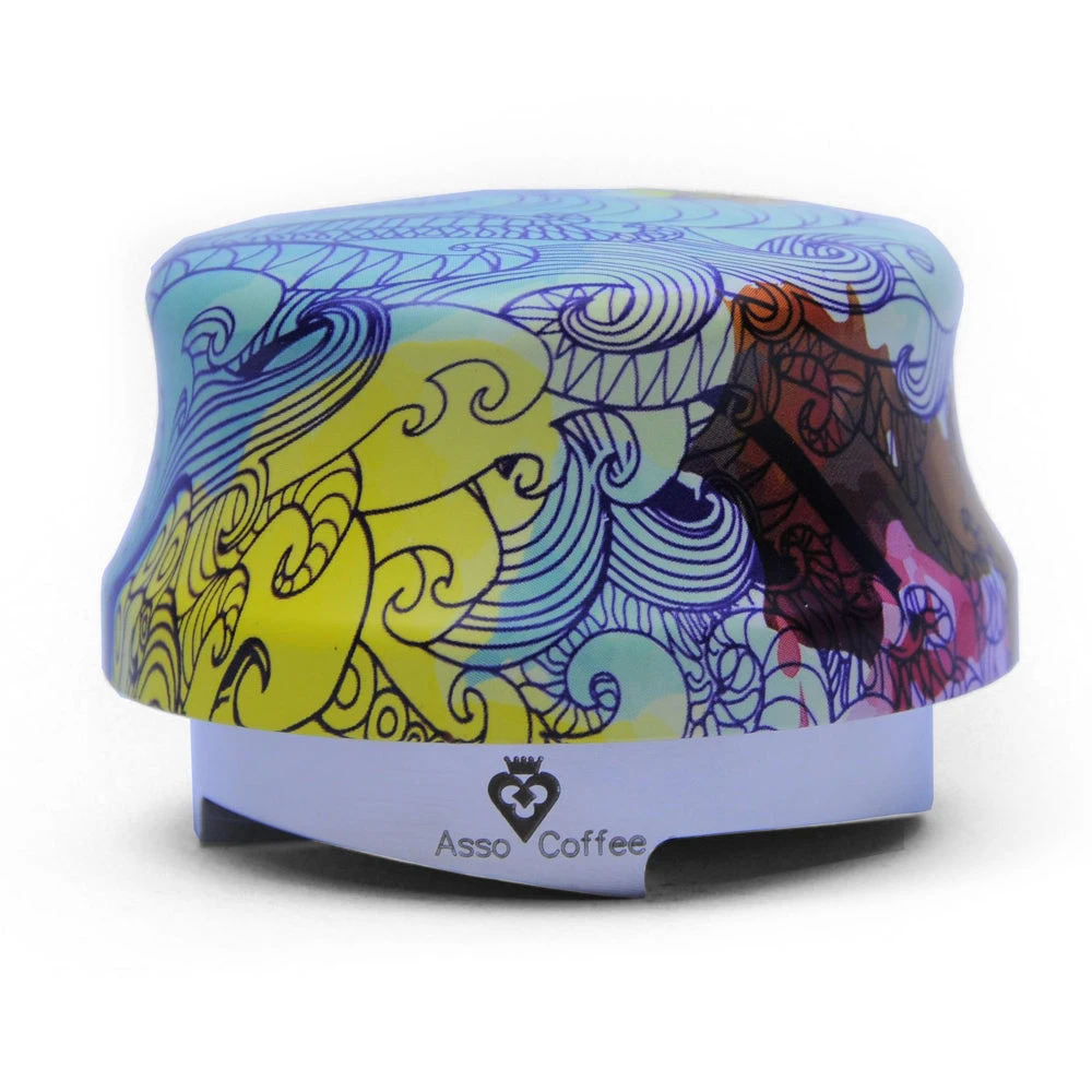 Asso Coffee The Jack Leveler - 58.5mm Color Waves 3 Asso Coffee The Jack Leveler - 58.5mm Color Waves