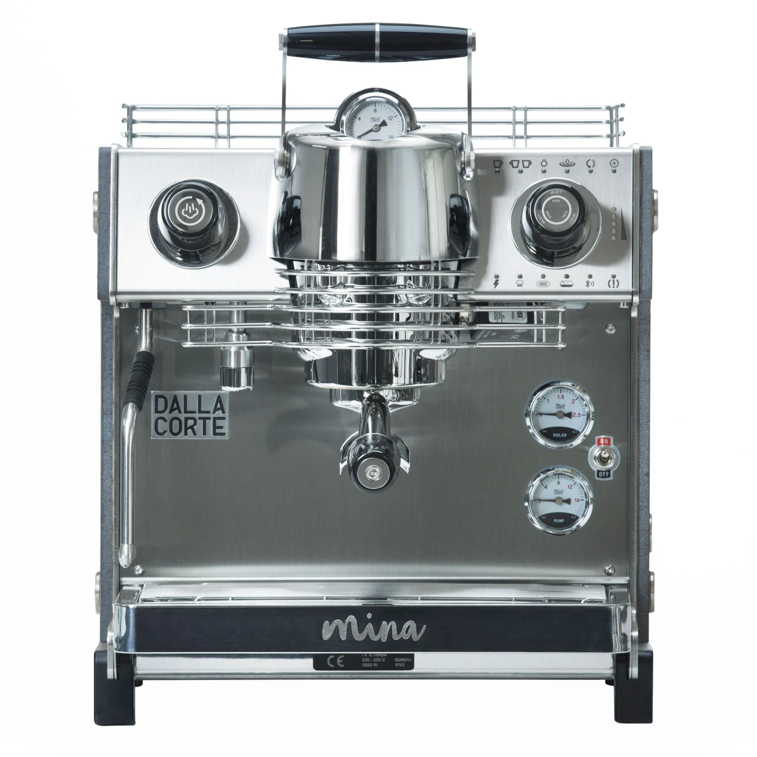 Dalla Corte Mina Espresso Machine (110v) - Dark Oak 4 Dalla Corte Mina Espresso Machine (110v) - Dark Oak - Image 2