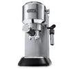 DeLonghi EC685M Dedica Deluxe Espresso Machine -Coffee Series Shop DedicaDeluxeStainless Angled