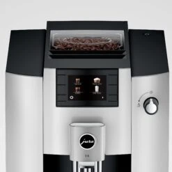 JURA E6 Automatic Espresso Machine In Platinum (NAA) -Coffee Series Shop E6 det Pl TopView Screen en