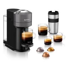 Nespresso Vertuo Next Espresso Machine By DeLonghi - Grey 12 Nespresso Vertuo Next Espresso Machine By DeLonghi - Grey -Coffee Series Shop ENV120GY 02