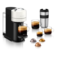Nespresso Vertuo Next Espresso Machine By DeLonghi - White -Coffee Series Shop ENV120W 02