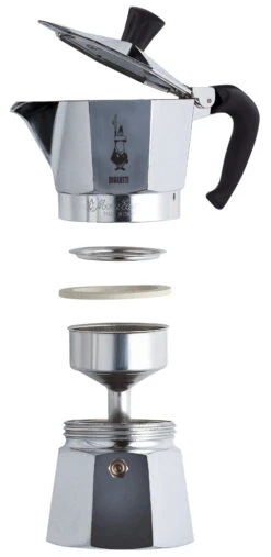 Bialetti Moka Express 3-Cup Moka Pot -Coffee Series Shop ESPLOSOMOKA2