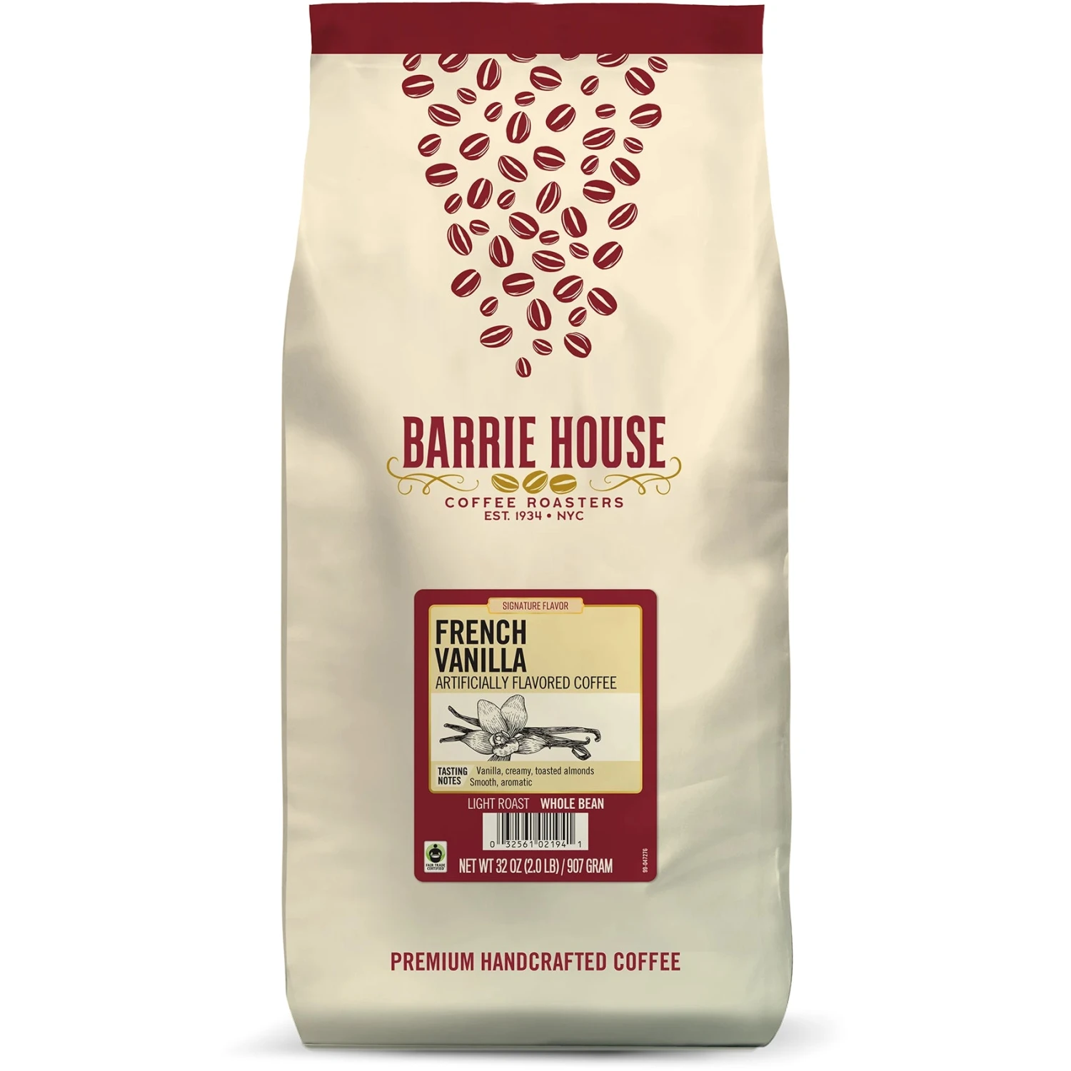 Barrie House French Vanilla Fair Trade Organic Coffee 3 Barrie House French Vanilla Fair Trade Organic Coffee