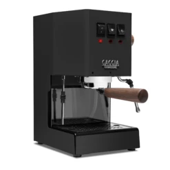 Gaggia Classic Evo Pro Espresso Machine In Thunder Black With Walnut