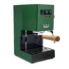 Gaggia Classic Evo Pro Espresso Machine In Jungle Green With Olive Wood 1 Gaggia Classic Evo Pro Espresso Machine In Jungle Green With Olive Wood -Coffee Series Shop GACLASSICEVOPROGRNOW Green Olive Bottomless EVO 2082