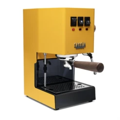 Gaggia Classic Evo Pro Espresso Machine In Sunshine Yellow With Walnut 10 Gaggia Classic Evo Pro Espresso Machine In Sunshine Yellow With Walnut -Coffee Series Shop GACLASSICEVOPROYLWWL Yellow Walnut Single EVO 2082