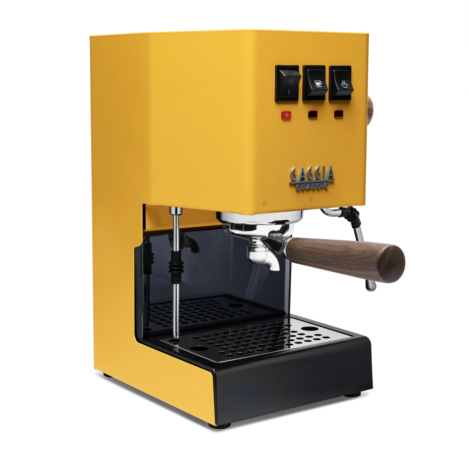 Gaggia Classic Evo Pro Espresso Machine In Sunshine Yellow With Walnut 5 Gaggia Classic Evo Pro Espresso Machine In Sunshine Yellow With Walnut - Image 3