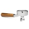 Zebra Wood Double Spout Gaggia Portafilter 1 Zebra Wood Double Spout Gaggia Portafilter -Coffee Series Shop GAZWPFHNDL2S