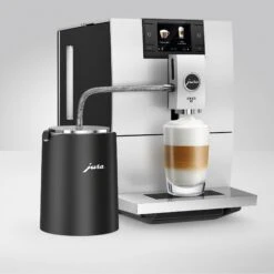 JURA Glacette Milk Cooling Sleeve - Black -Coffee Series Shop Glacette Black ENA 8 MB angle infinity