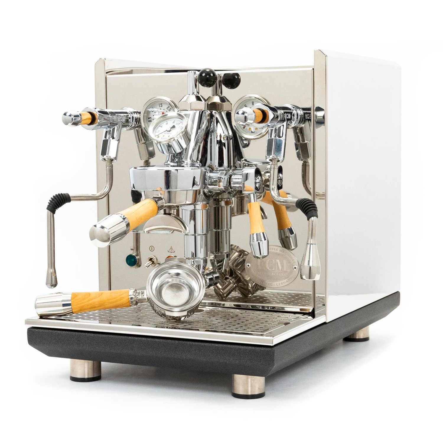 ECM Synchronika Espresso Machine With Flow Control - Olive Wood 3 ECM Synchronika Espresso Machine With Flow Control - Olive Wood