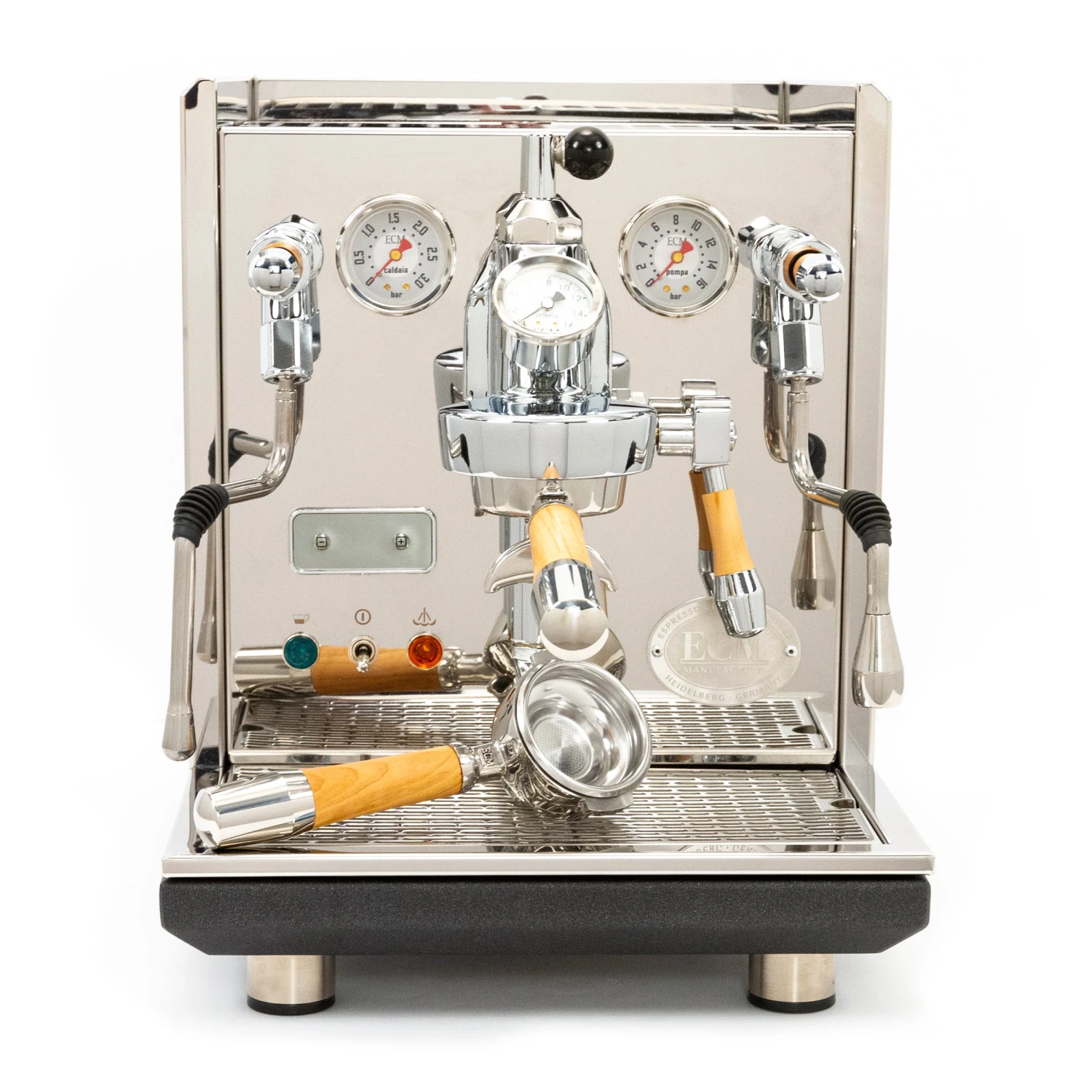 ECM Synchronika Espresso Machine With Flow Control - Olive Wood 4 ECM Synchronika Espresso Machine With Flow Control - Olive Wood - Image 2