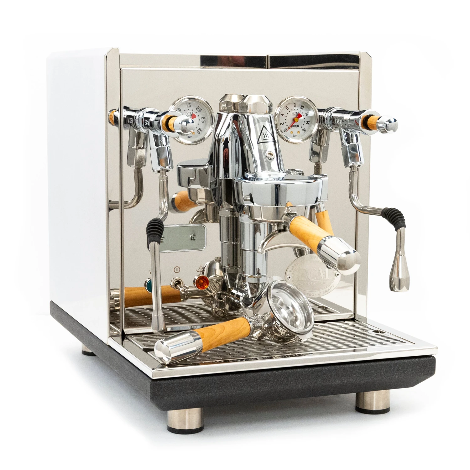 ECM Synchronika Espresso Machine - Olive Wood 4 ECM Synchronika Espresso Machine - Olive Wood - Image 2