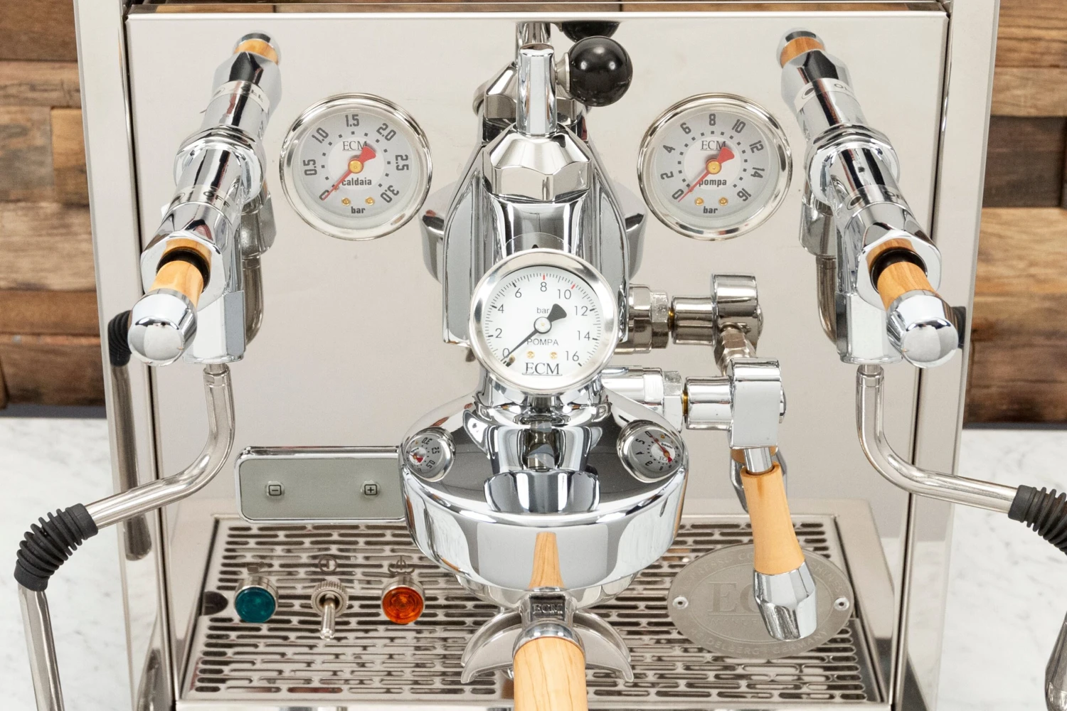 ECM Synchronika Espresso Machine With Flow Control - Olive Wood 9 ECM Synchronika Espresso Machine With Flow Control - Olive Wood - Image 7