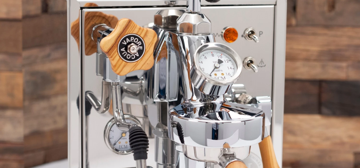 ECM Classika PID Espresso Machine With Flow Control - Olive Wood 10 ECM Classika PID Espresso Machine With Flow Control - Olive Wood - Image 8