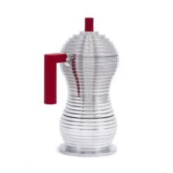 Illy Alessi Pulcina 3 Cup Moka Pot - Red -Coffee Series Shop IMG 5814