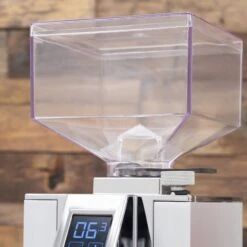 Eureka Mignon Magnifico Coffee Grinder In Polished Natural Silver -Coffee Series Shop IMG 6068 1