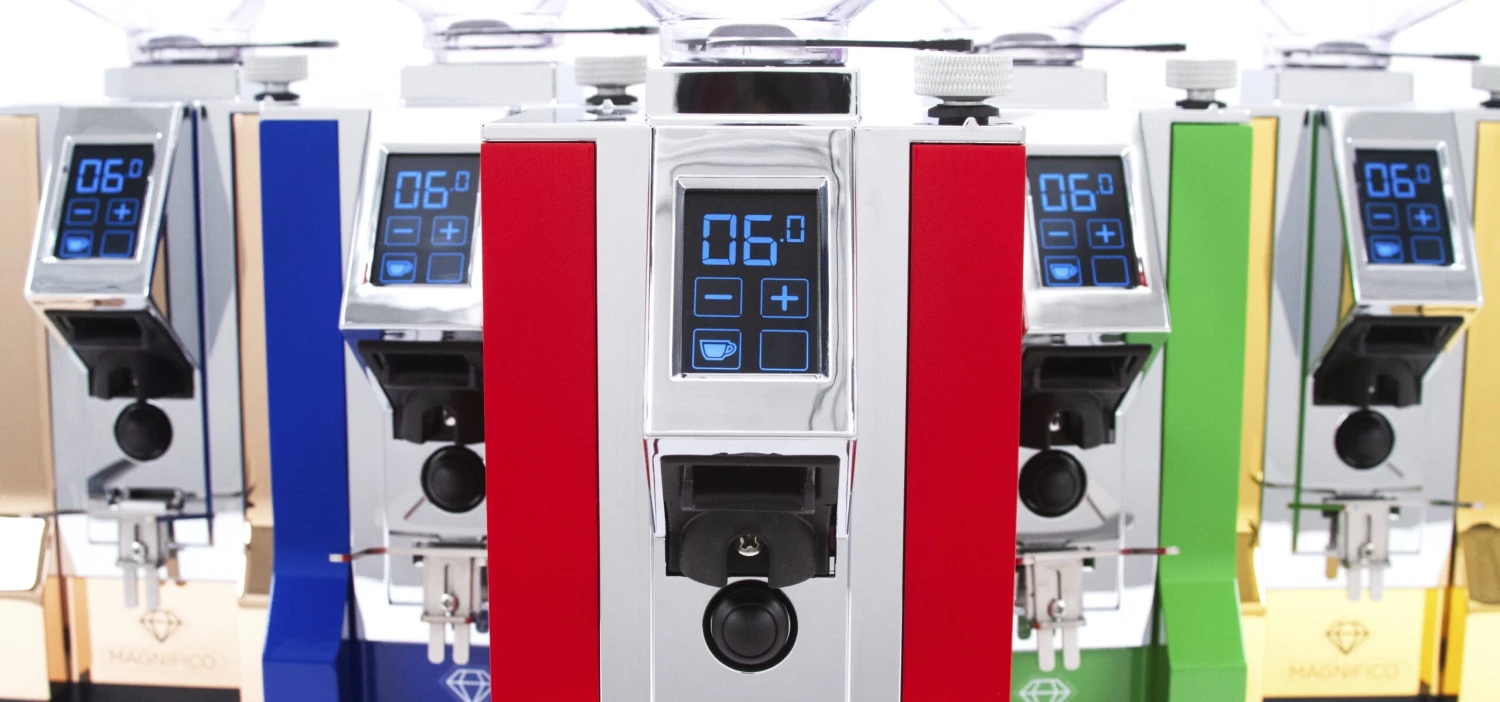 Eureka Mignon Magnifico Coffee Grinder In Blue 14 Eureka Mignon Magnifico Coffee Grinder In Blue - Image 12