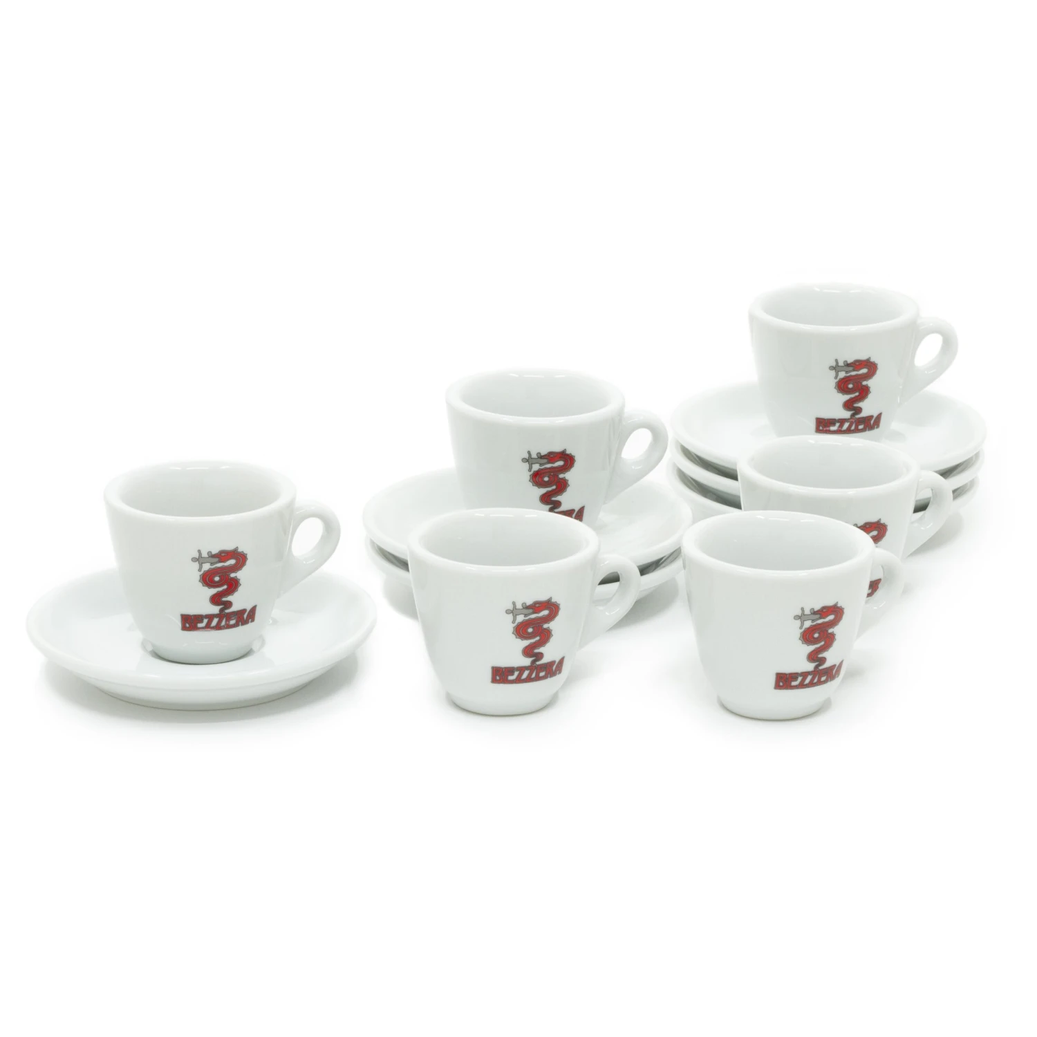 Bezzera Espresso Cup And Saucer Set 3 Bezzera Espresso Cup And Saucer Set
