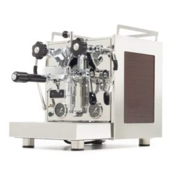 Profitec Pro 600 Dual Boiler Espresso Machine With Flow Control - Wenge Quarter Cut
