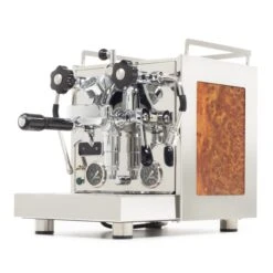 Profitec Pro 600 Dual Boiler Espresso Machine With Flow Control - Elm Carpathian Burl