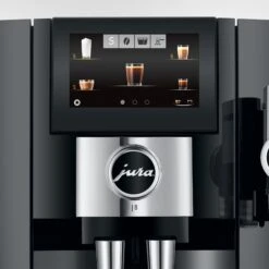 JURA J8 Super-Automatic Espresso Machine - Piano Black -Coffee Series Shop J8 det PB Screen SL