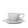 NotNeutral Cappuccino Cup And Saucer - Light Gray -Coffee Series Shop LINO S Cappuccino Gray
