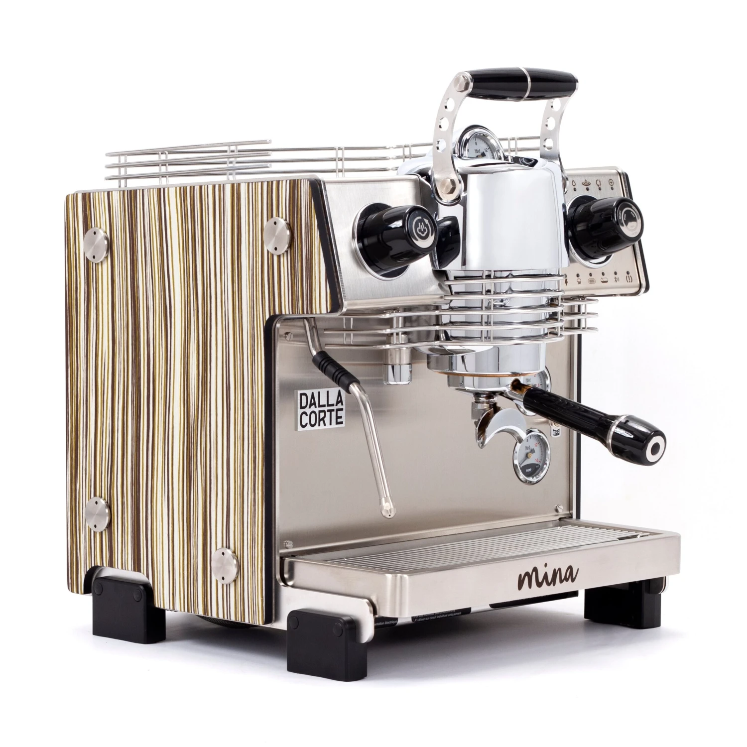 Dalla Corte Mina Espresso Machine (220v) - Country Green 3 Dalla Corte Mina Espresso Machine (220v) - Country Green