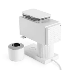 Fellow Ode Brew Grinder - Matte White 14 Fellow Ode Brew Grinder - Matte White -Coffee Series Shop OdeWhite Detail RearVieww Cup
