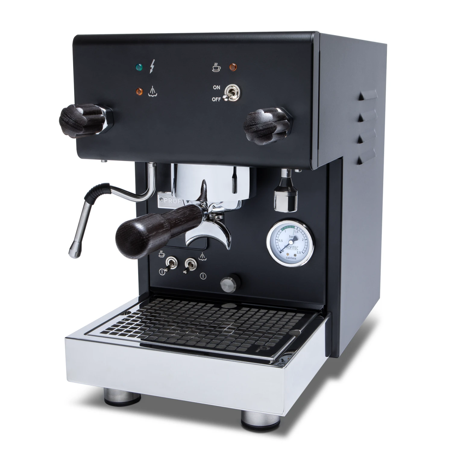 Profitec Pro 300 Dual Boiler Espresso Machine - Matte Black With Blackened Oak 3 Profitec Pro 300 Dual Boiler Espresso Machine - Matte Black With Blackened Oak