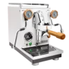 Profitec Pro 400 Espresso Machine In Matte White With Olive Wood