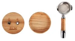 ECM Puristika Single-Boiler Espresso Machine Cream -Coffee Series Shop Puristika Holzausstattung