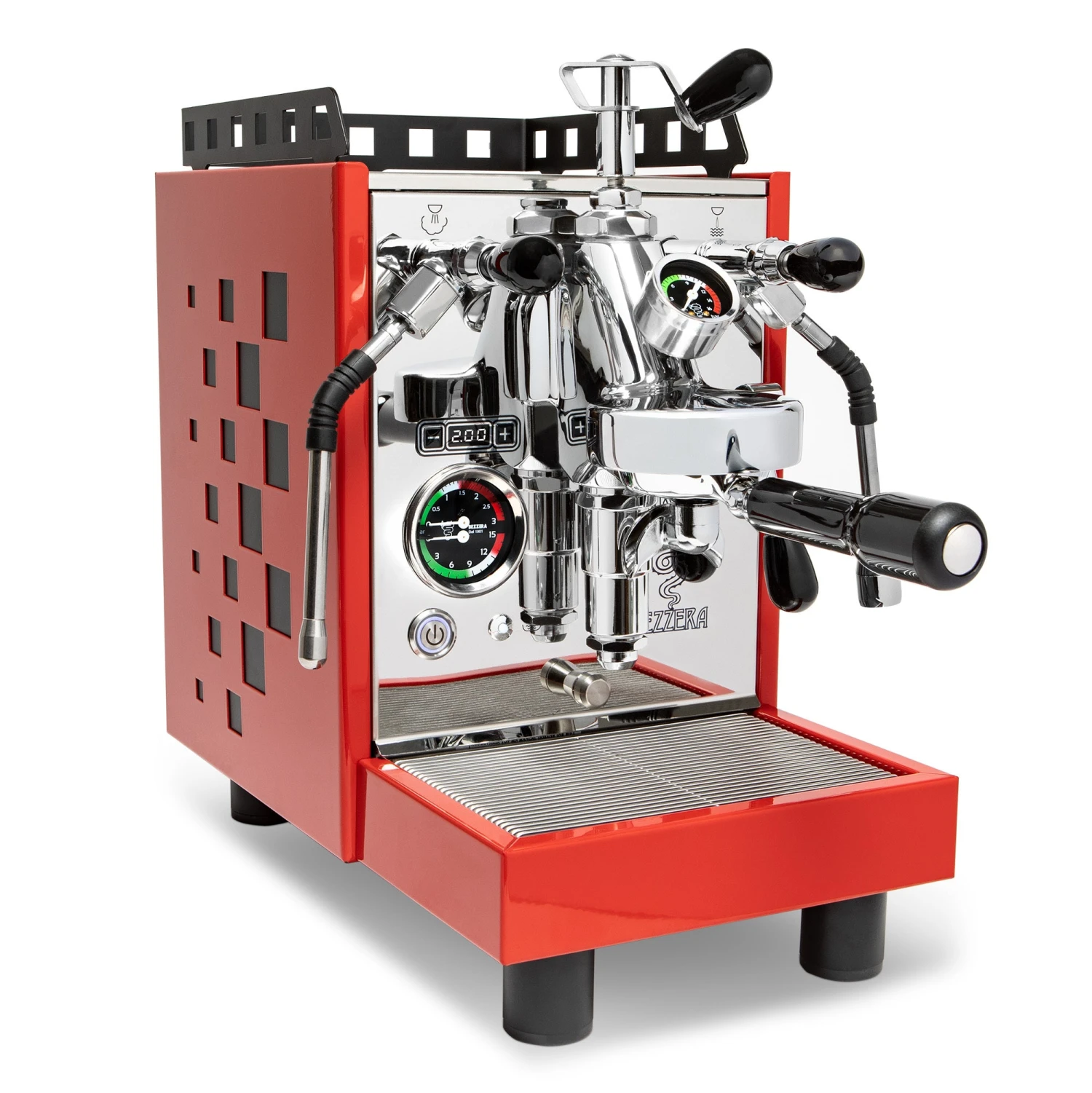Bezzera Aria PID Espresso Machine With Flow Control - Red 3 Bezzera Aria PID Espresso Machine With Flow Control - Red