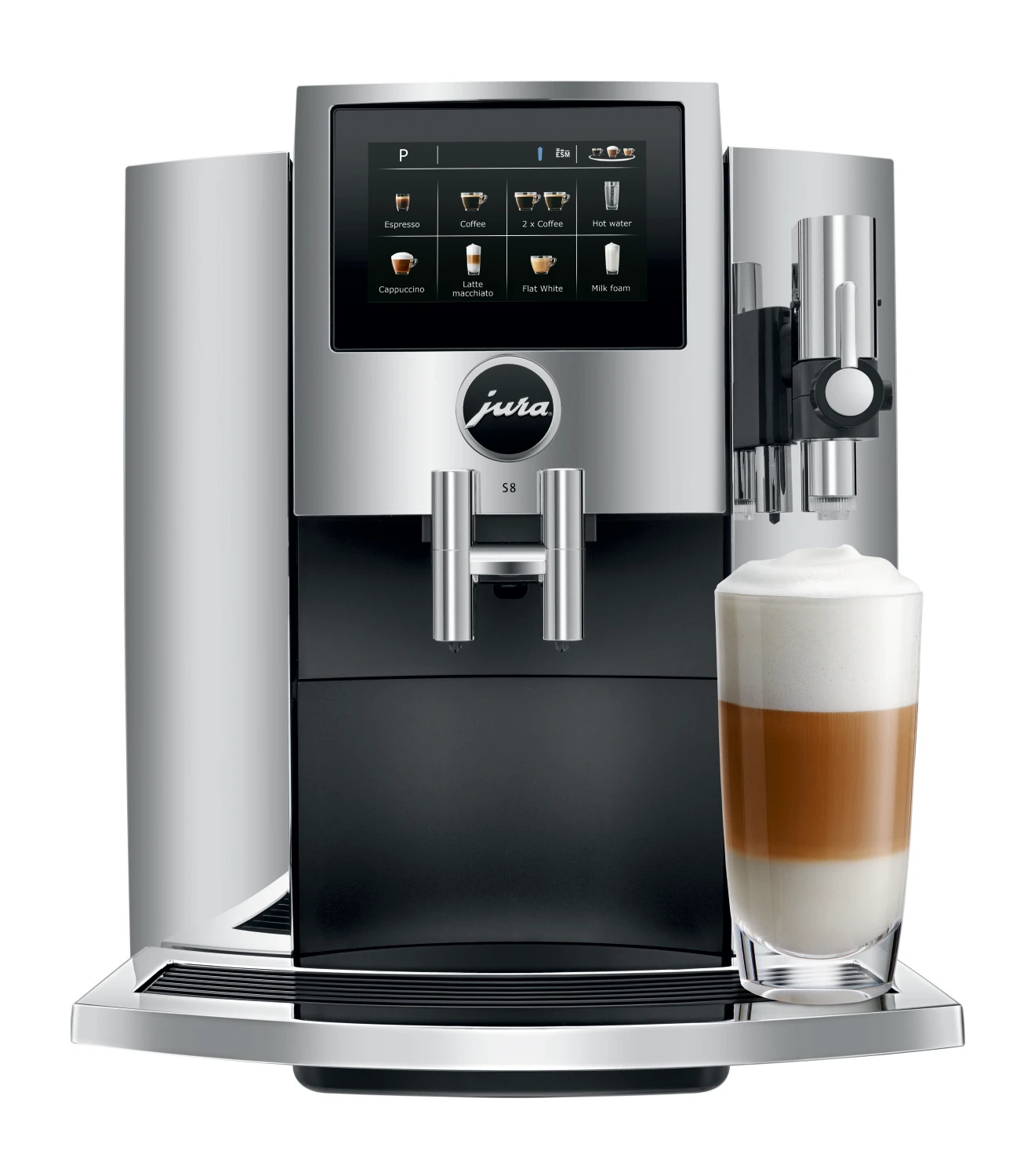 Refurbished JURA S8 Chrome Espresso Machine 4 Refurbished JURA S8 Chrome Espresso Machine - Image 2