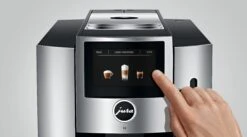 JURA S8 Chrome Espresso Machine 40 JURA S8 Chrome Espresso Machine -Coffee Series Shop S8 emo Cr screen rotary en Print eng 20168