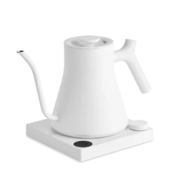 Fellow Stagg EKG Pro 0.9L Pour Over Kettle - Matte White -Coffee Series Shop StaggEKGPro MatteWhite WithBase 1