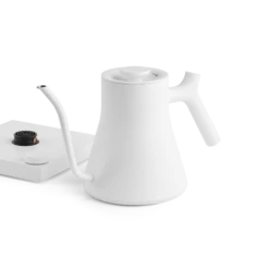 Fellow Stagg EKG Pro 0.9L Pour Over Kettle - Matte White -Coffee Series Shop StaggEKGPro MatteWhite WithBase 2