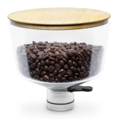ECM And Profitec 500g Hopper Lid And Funnel Lid - Tiger Maple -Coffee Series Shop WMLIDECMTM 6350 575ff55a 6dcd 4c27 8d56 62ccadf3fb9d