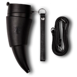 Goat Story Black Leather Goat Mug 16oz -Coffee Series Shop muggrandeblackreal