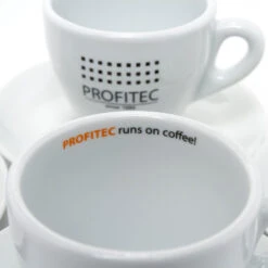 Profitec 6oz Cappuccino Cup Set -Coffee Series Shop profitec cappucccno cups inside rim
